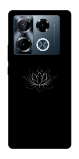 Чохол на Infinix Note 40 Pro 4G Black Lotus фото 1 Чохол на Infinix Note 40 Pro 4G Black Lotus фото 1 з 1