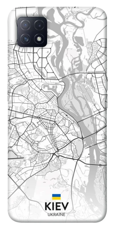 Чохол на Oppo A72 5G / A73 5G Kiev white map фото 1 з 1