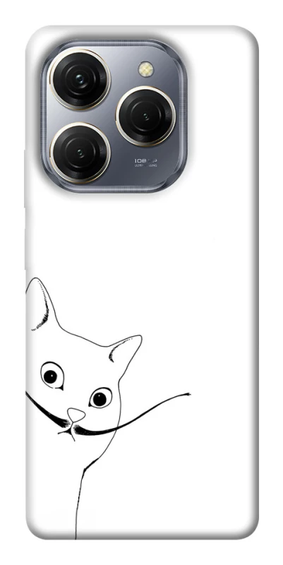 Чехол на TECNO Spark 20 Pro Кот Дали фото 1 из 1