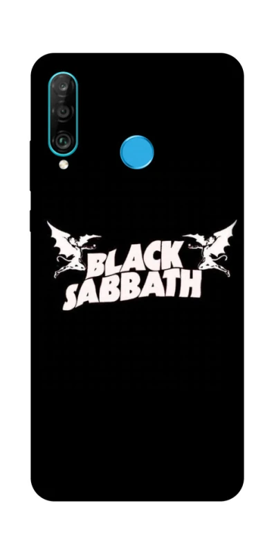 Чохол на Huawei P30 lite Black Sabbath logo ver.2 фото 1 з 1