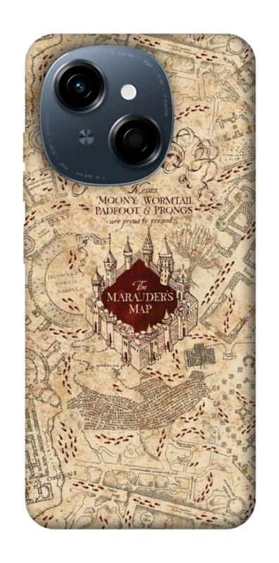 Чехол на TECNO Spark Go 1 Harry Potter Marauder's Map фото 1 из 1