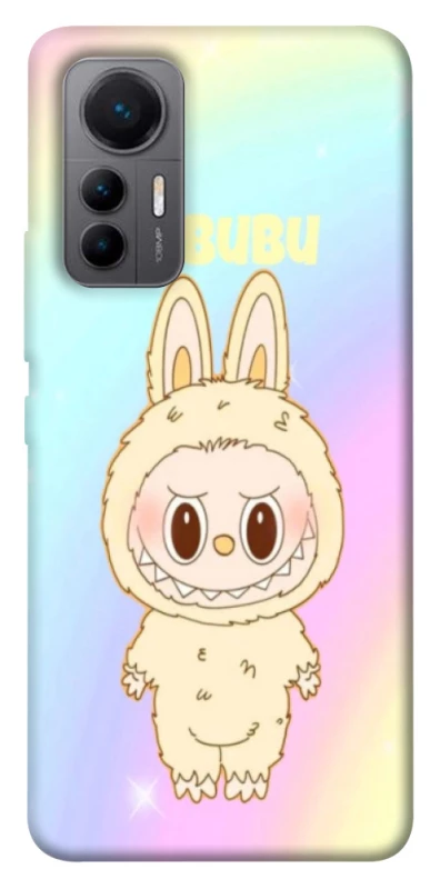 Чехол на Xiaomi 12 Lite Fluffy Rainbow Labubu фото 1 из 1
