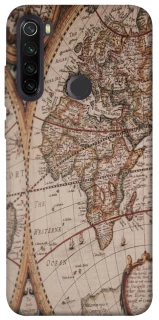 Чехол на Xiaomi Redmi Note 8T Карта путешествий фото 1 из 1