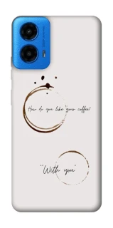 Чехол на Motorola Moto G45 Coffee with you фото 1 из 1