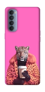 Чохол на Oppo Reno 4 Pro Леопард з кавою фото 1 з 1