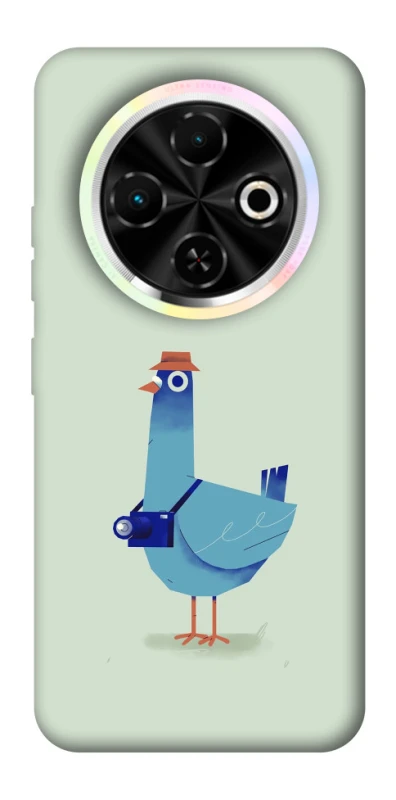 Чохол на TECNO Spark 30C Голуб-детектив фото 1 з 1