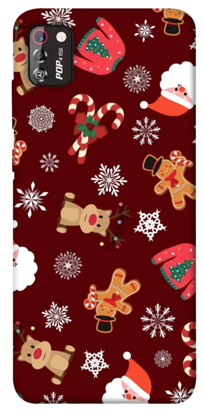 Чохол на TECNO POP 4 Pro Новорічний v6 фото 1 з 1