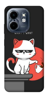 Чехол на Infinix Smart 9 4G / Hot 50i I do what i wont фото 1 Чехол на Infinix Smart 9 4G / Hot 50i I do what i wont фото 1 из 1
