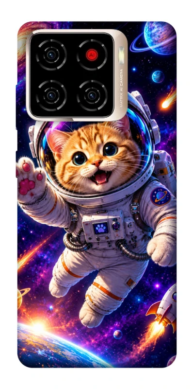 Чехол на ZTE Blade A56 Space Cat фото 1 из 1