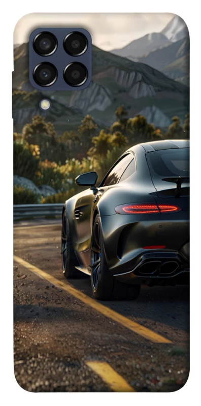 Чохол на Samsung Galaxy M33 5G Car in the mountains фото 1 з 1