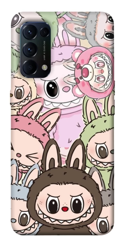 Чохол на Oppo Reno 5 4G All Labubu 3 фото 1 з 1