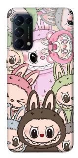 Чохол на Oppo Reno 5 4G All Labubu 3 фото 1 з 1