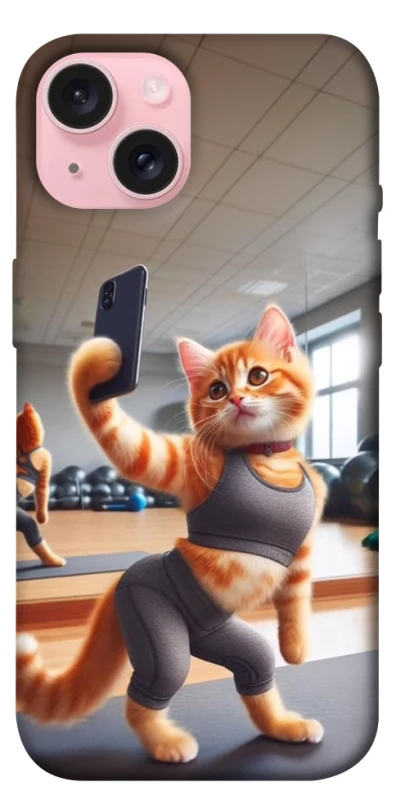 Чехол на Apple iPhone 15 (6.1") Кошечка фото 1 из 1