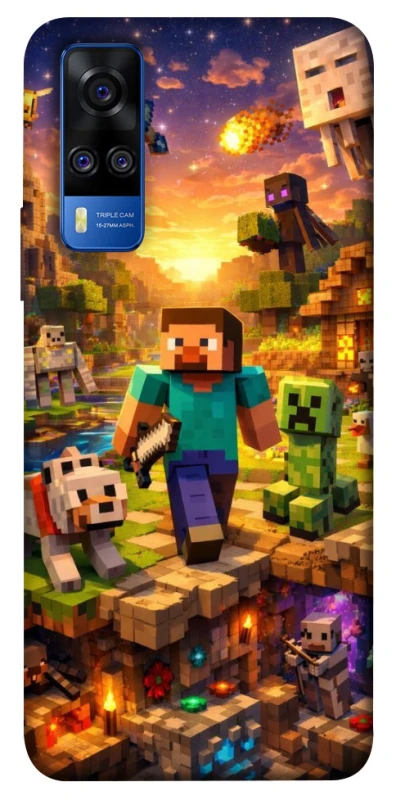 Чохол на Vivo Y51a Minecraft v6 фото 1 з 1