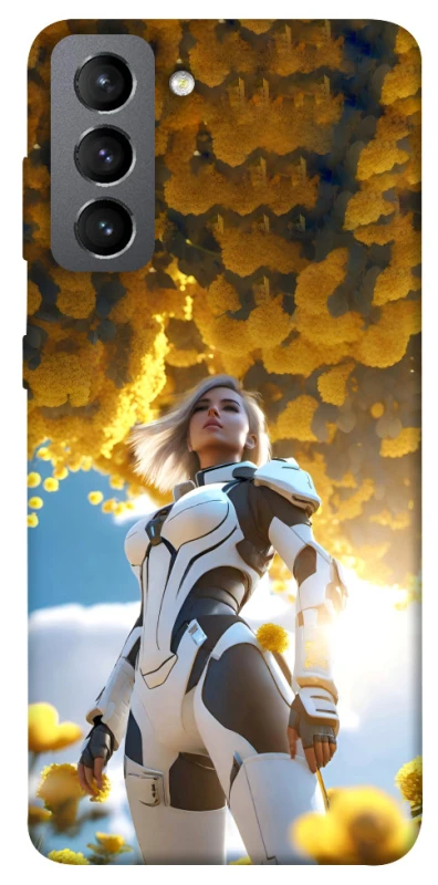 Чохол на Samsung Galaxy S21 FE Cyber space girl ver.3 фото 1 з 1