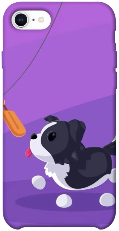 Чохол на Apple iPhone SE (2020) Adopt Me Dog Chasing Treat фото 1 з 1