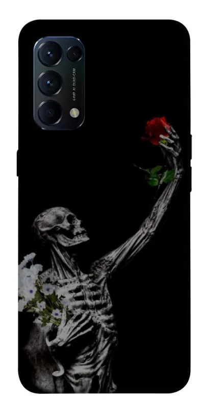 Чохол на Oppo Reno 5 4G Skeleton vs Rose фото 1 з 1
