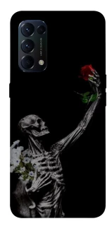 Чохол на Oppo Reno 5 4G Skeleton vs Rose фото 1 з 1