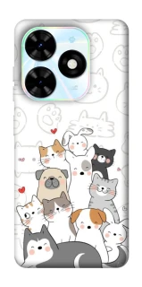 Чохол на TECNO Spark Go 2024 Funny Pets фото 1 з 1