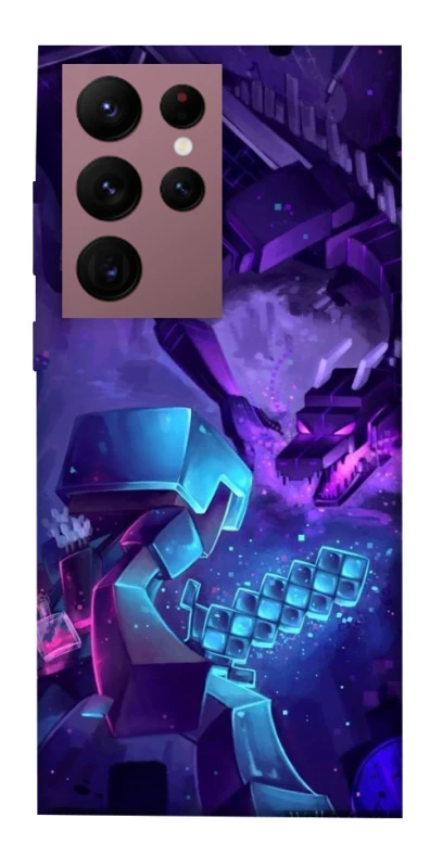 Чохол на Samsung Galaxy S22 Ultra Minecraft dragon фото 1 з 1