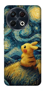 Чохол на TECNO Spark 30 Pro (KL7) Pikachu and Van Gogh фото 1 з 1