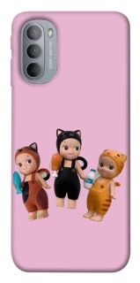 Чехол на Motorola Moto G31 Cat Cafe Trio фото 1 из 1