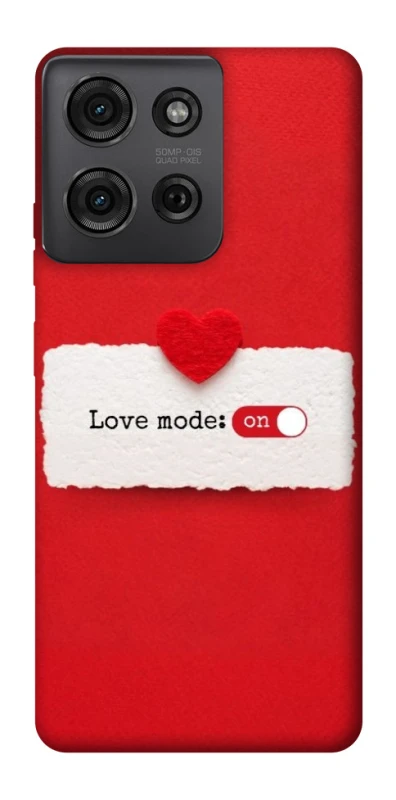 Чохол на Motorola Moto G75 Love Mode ON фото 1 з 1