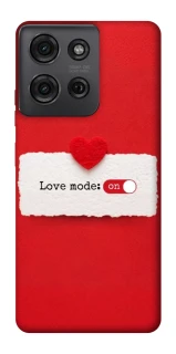 Чохол на Motorola Moto G75 Love Mode ON фото 1 з 1