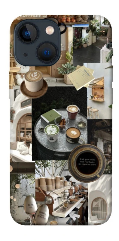 Чехол на Apple iPhone 13 mini (5.4") Coffee collage ver.4 фото 1 из 1