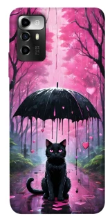 Чохол на ZTE Blade A72 Black cat фото 1 з 1