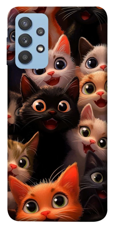 Чохол на Samsung Galaxy M32 happy cats фото 1 з 1