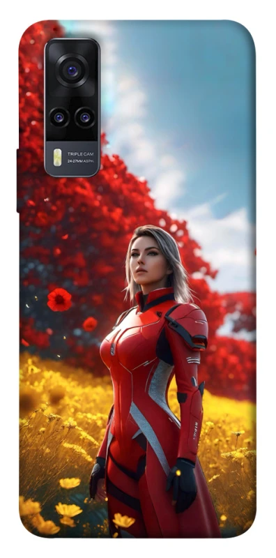 Чохол на Vivo Y31 Cyber space girl ver.5 фото 1 з 1