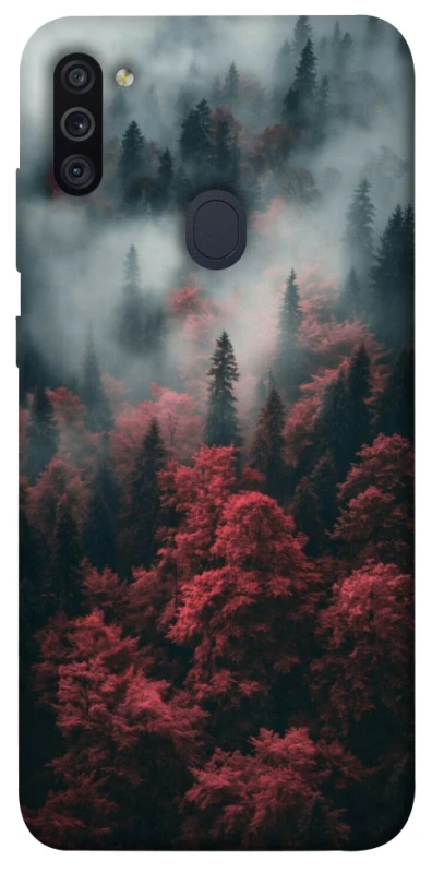 Чехол на Samsung Galaxy M11 Red Wood фото 1 из 1