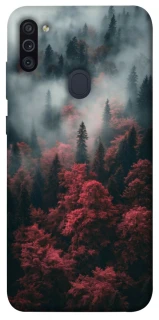 Чехол на Samsung Galaxy M11 Red Wood фото 1 из 1