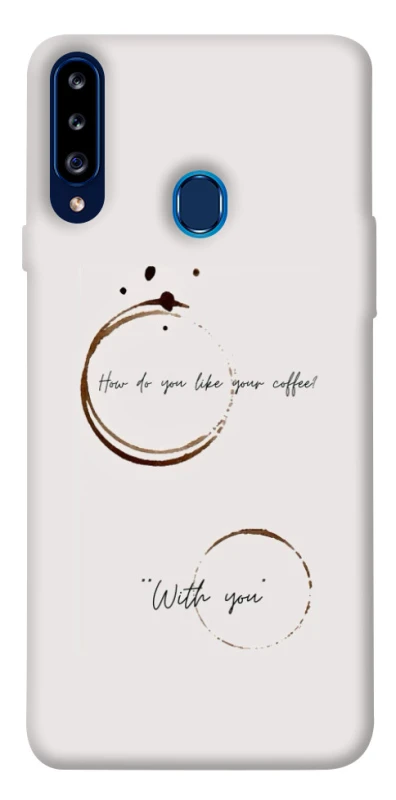 Чехол на Samsung Galaxy A20s Coffee with you фото 1 из 1