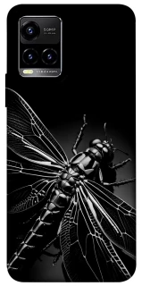 Чехол на Vivo Y21 / Y33s Black dragonfly фото 1 из 1