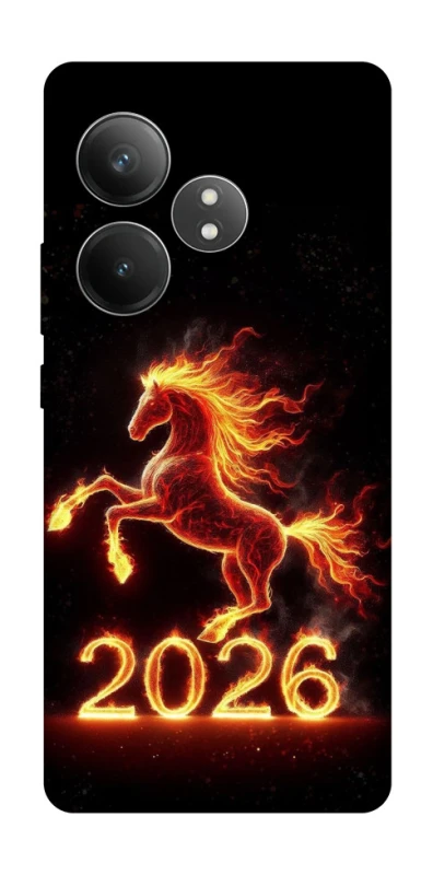 Чохол на Realme GT Neo 6 SE Red Fire Horse ver.1 фото 1 з 1