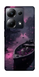 Чехол на Xiaomi Poco M6 Pro 4G Boat and flamingo фото 1 из 1