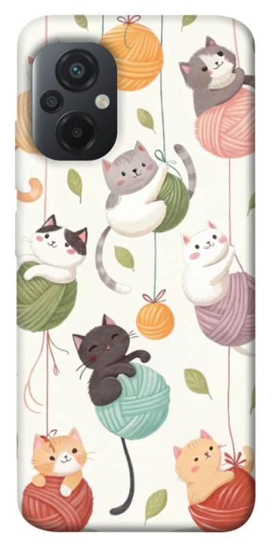 Чохол на Xiaomi Poco M5 Funny Kittens фото 1 з 1