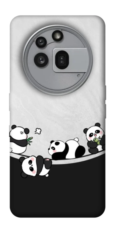 Чохол на Nothing Phone (3a) Pro Four pandas фото 1 з 1