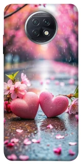 Чехол на Xiaomi Redmi Note 9 5G / Note 9T Pink heart фото 1 из 1