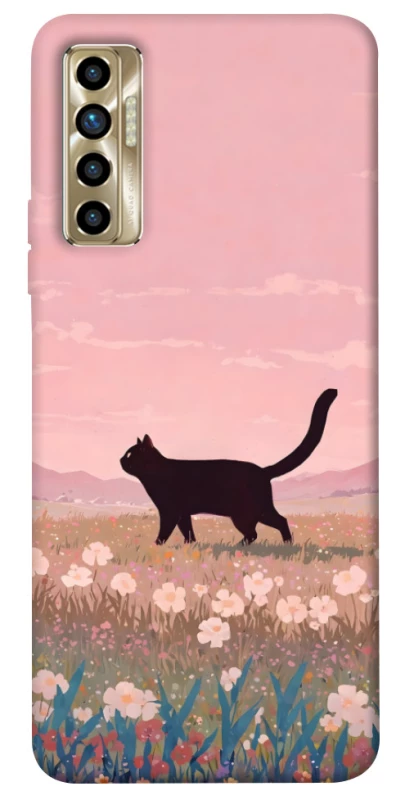 Чохол на TECNO Camon 17P cat on a field фото 1 з 1