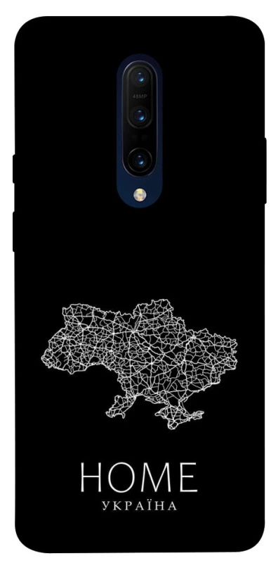 Чохол на OnePlus 7 Pro Ukraine black map фото 1 з 1