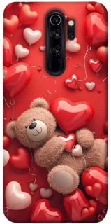 Чехол на Xiaomi Redmi Note 8 Pro bear in hearts фото 1 из 1