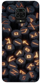 Чехол на Xiaomi Redmi Note 9s / Note 9 Pro / Note 9 Pro Max Огненые руны фото 1 из 1