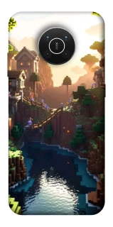 Чехол на Nokia X10 / X20 Minecraft sunset фото 1 из 1