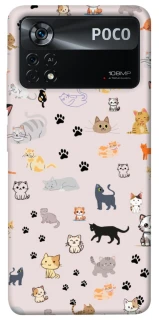 Чохол на Xiaomi Poco X4 Pro 5G Cat style ver.1 фото 1 з 1