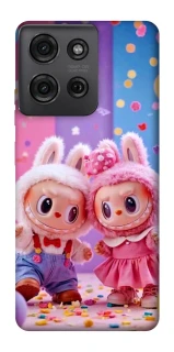 Чехол на Motorola Moto G75 Labubu twins ver.3 фото 1 из 1