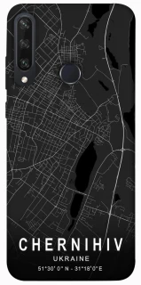 Чехол на Huawei Y6p Chernihiv map фото 1 из 1