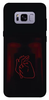 Чехол на Samsung G955 Galaxy S8 Plus Красное сердце фото 1 из 1
